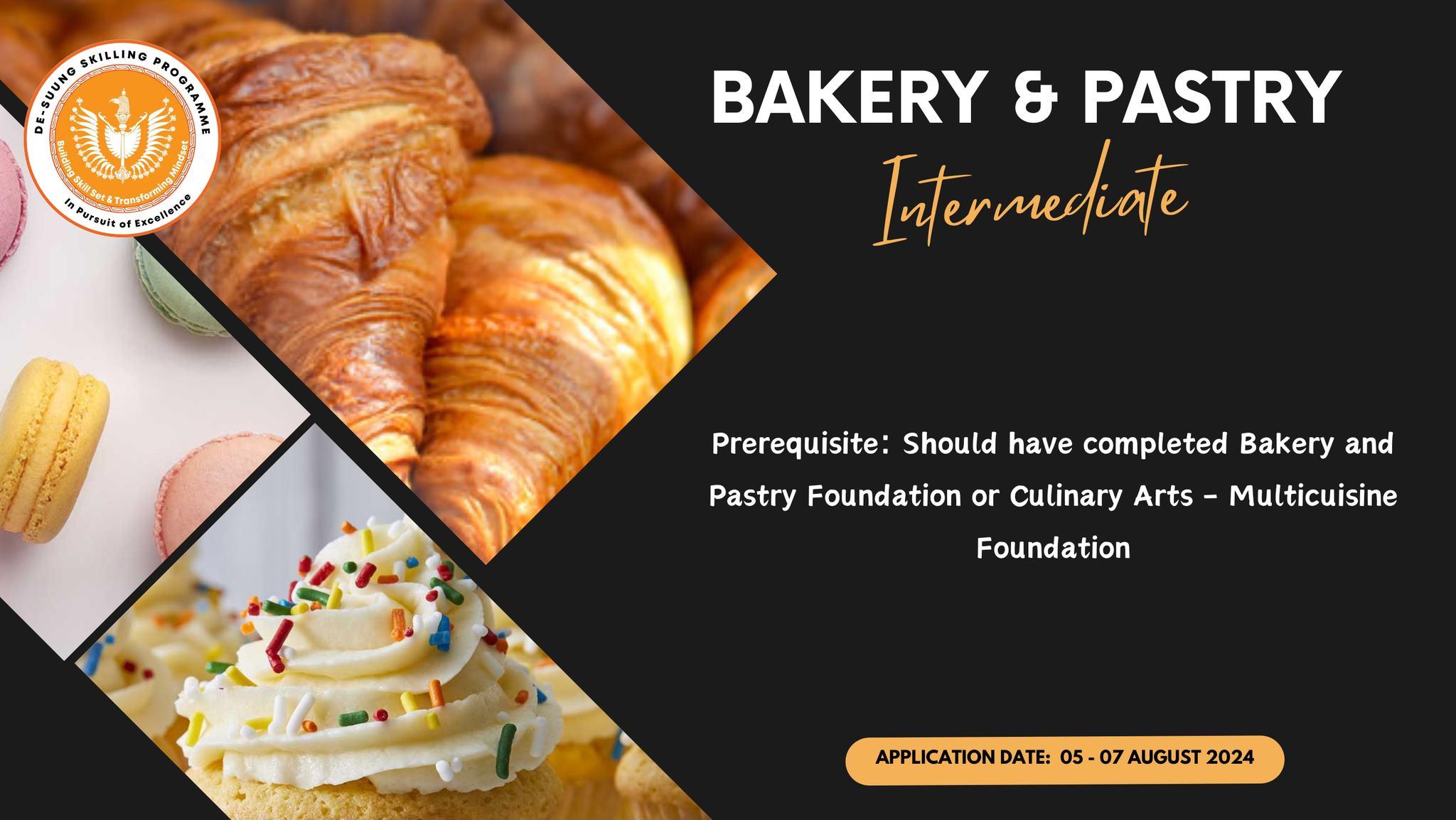 DSP IN BAKERY & PASTRY - Intermediate