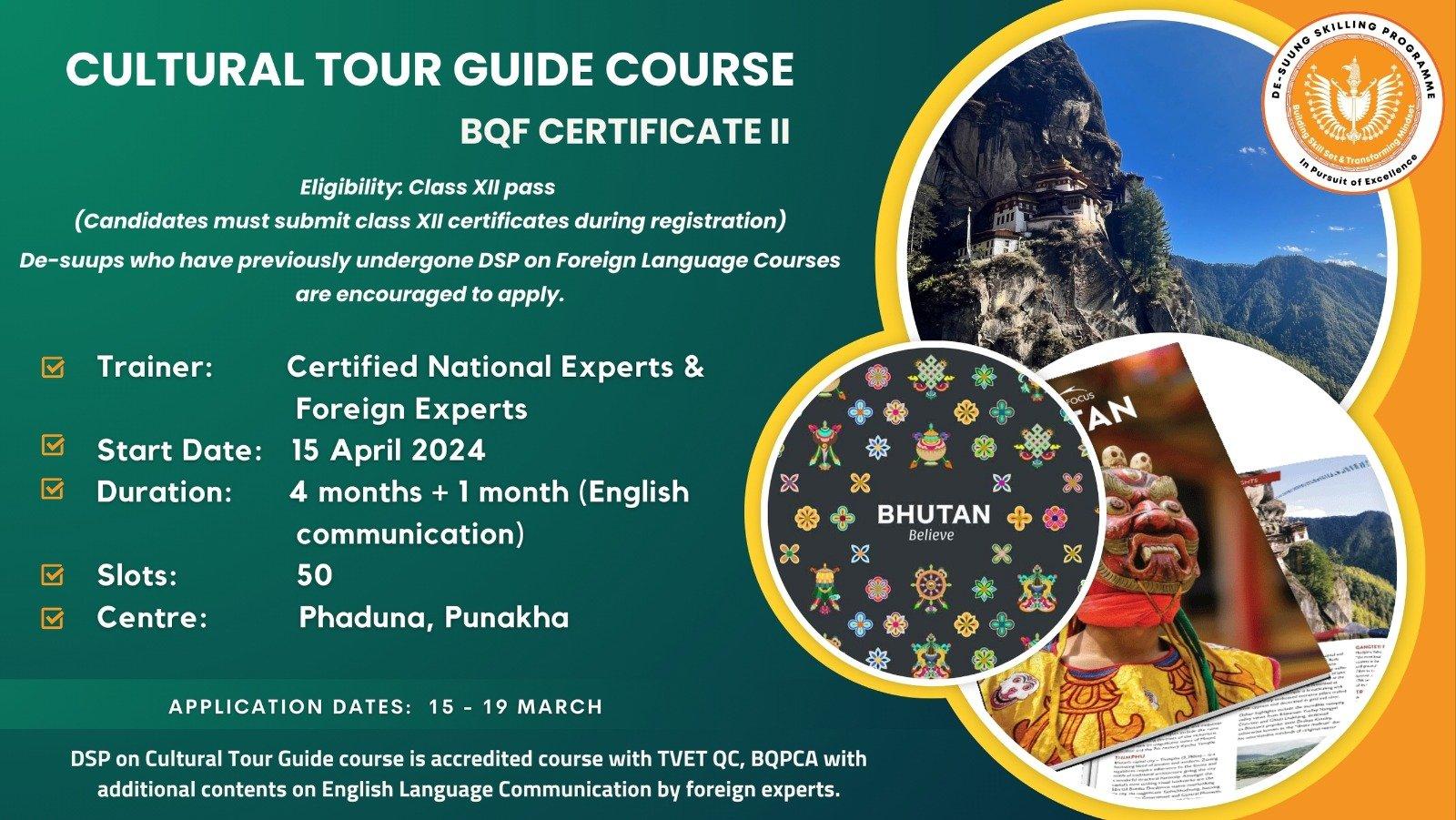 Cultural Tour Guide Course