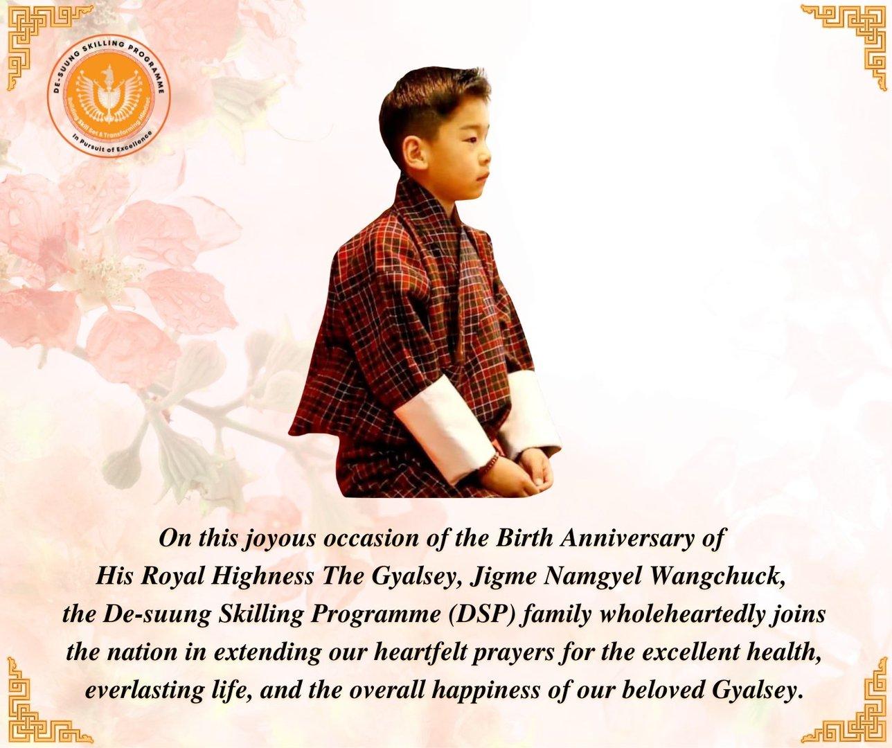  Birth Anniversary of His Royal Highness The Gyalsey