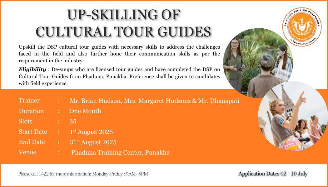 Up-skilling of Cultural Tour Guides